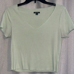 Light green tee shirt